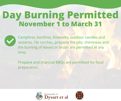 Day Burning Permitted November 1 to March 31